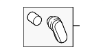 63117441312 - Electrical: Headlamp Assembly Grommet for BMW Image