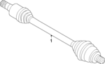 1N3407271 - Suspension: Axle Assembly for Volkswagen: ID. Buzz Image