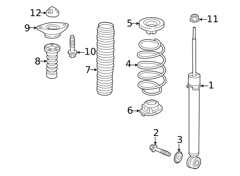 Shocks & Components for 2025 Acura Integra #0