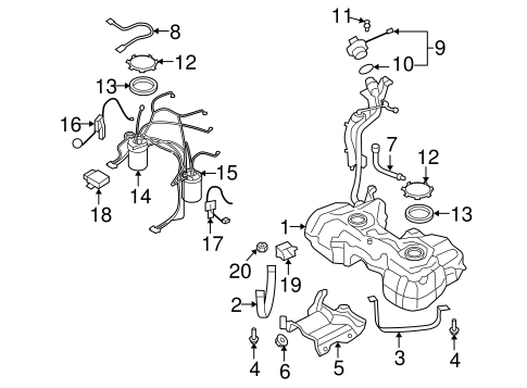 Fuel Pumps & Related Components for 2017 Volkswagen Tiguan Quick VW Parts