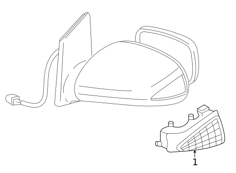 Side Repeater Lamps for 2006 Scion xA #1