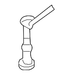 8E0201935F - Emission System: Vacuum Tube for Audi: A4, A4 Quattro Image