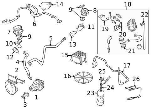 Fuel System Components for 2003 Audi A4 Quattro #2