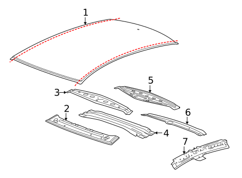 Roof & Components for 2011 Buick LaCrosse #1
