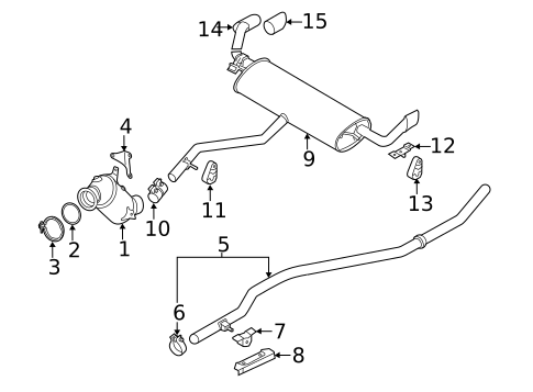 Exhaust Components for 2017 BMW X5 #0