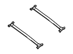 73807ZQ00A - Body: Roof Luggage Carrier Cross Rail for Nissan Image