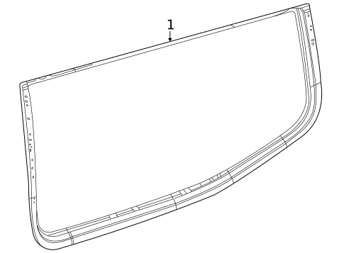 Glass & Hardware for 2024 Jeep Grand Wagoneer L #0