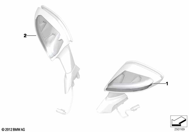 63138527226 - Lights: Led Turn Signal, Front Right -  for BMW-Motorrad Image image