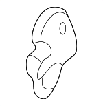 52208204630 - Body: Mount Plate for BMW: 323Ci, 323i, 325Ci, 325i, 325xi, 328Ci, 328i, 330Ci, 330i, 330xi, M3 Image