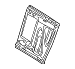 52208225745 - Body: Seat Back Frame for BMW: 323Ci, 323i, 325Ci, 325i, 325xi, 328Ci, 328i, 330Ci, 330i, 330xi, M3 Image