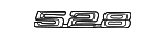51148167687 - Body: Nameplate for BMW: 528i Image