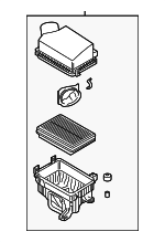 28110J3800 - : Air Cleaner Assembly for Hyundai Image