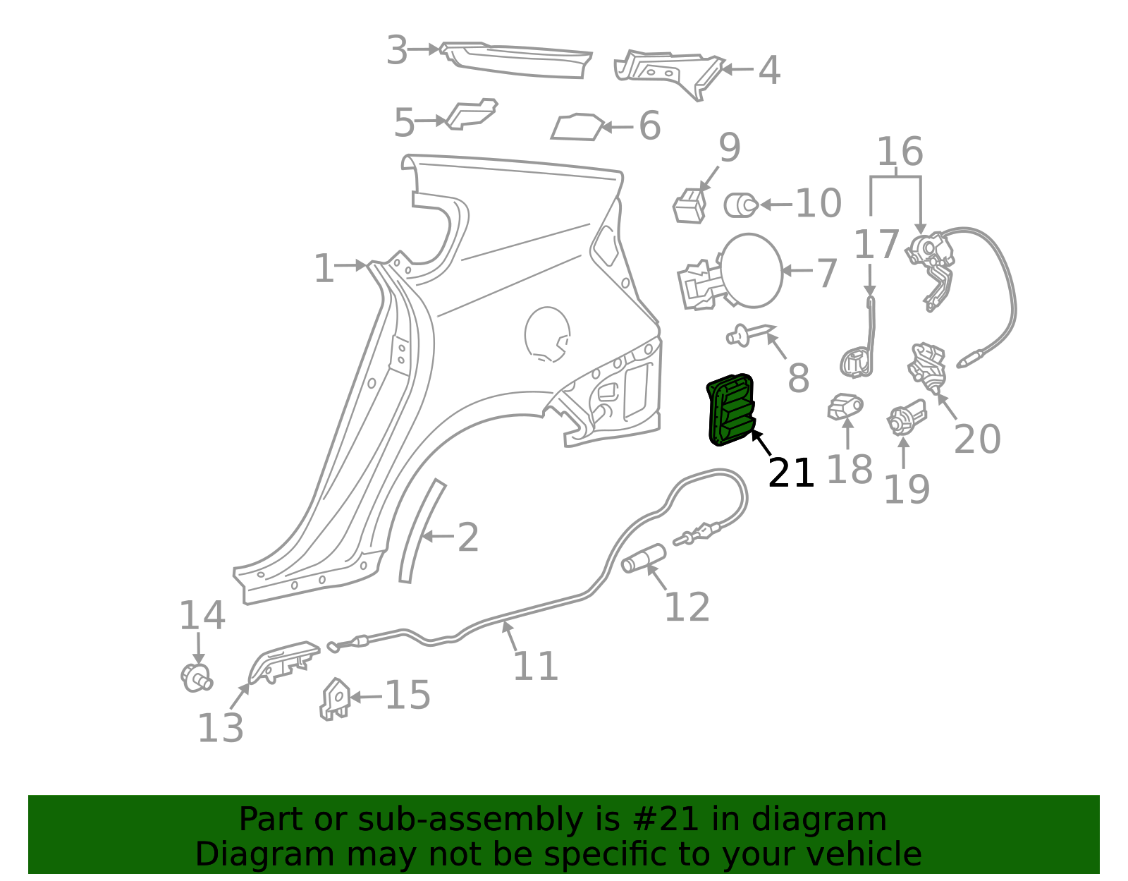 62940-16060 - Pressure Vent - 2004-2020 Toyota | Nucar Toyota Parts