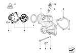 11510393336 - Engine: Coolant Pump, Mechanical for BMW Image