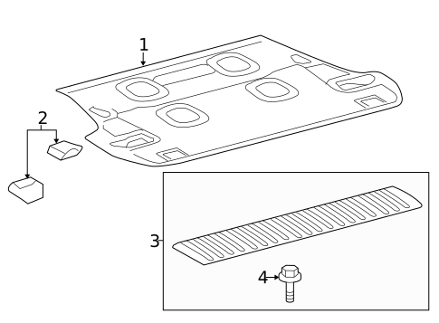 Interior Trim - Rear Body for 2019 Toyota Land Cruiser #0