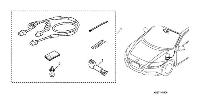 Auto Day & Night Mirror Attachment for 2012 Honda CR-Z #0