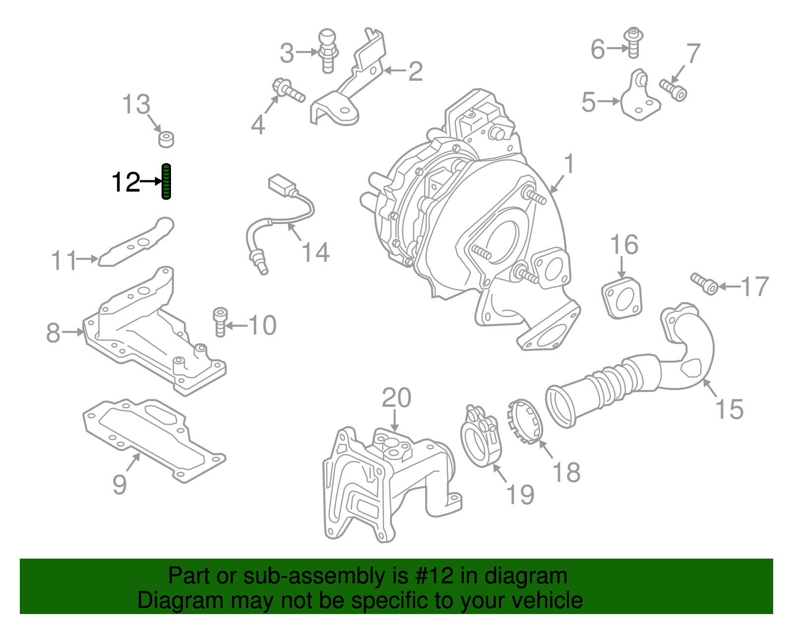 Support Stud - Porsche (N-044-511-3)