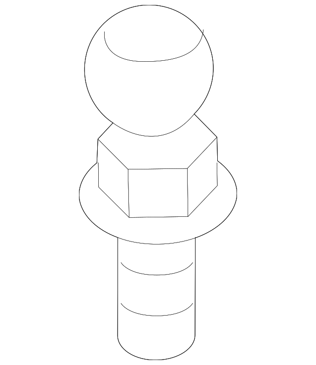 Upper Bracket Ball Stud - Porsche (WHT-000-351)
