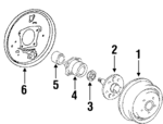 4241032050 - Brakes: Hub for Toyota: Camry, Celica Image