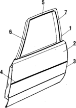 20320771 - Body: Door Shell for Pontiac: Bonneville Image
