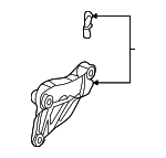 216702GGB1 - Engine: Rear Mount for Hyundai Image