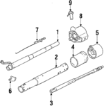 7831491 - Steering: Shift Tube for GM Image