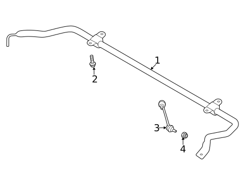 Stabilizer Bar & Components for 2021 Land Rover Discovery Sport #1