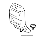 83416TG7A01ZB - Body: Rear Trim Panel for Honda: Passport, Pilot, Ridgeline Image