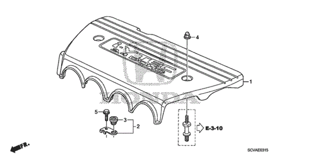 Engine Cover for 2007 Honda Element #0