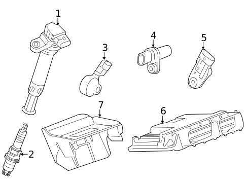 Ignition Coil for 2009 Pontiac G8 #0