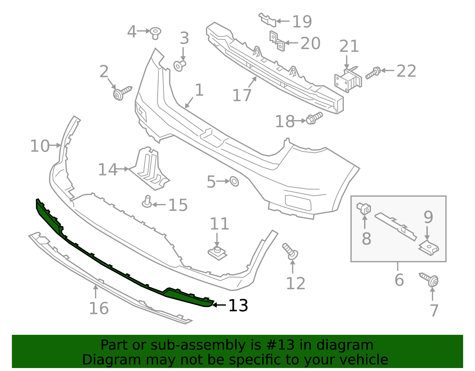 2020-2025 Hyundai Venue Cover Molding 86618-K2000 | OEM Parts Online
