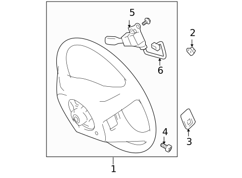 Steering Wheel & Trim for 2007 Toyota Sienna #1