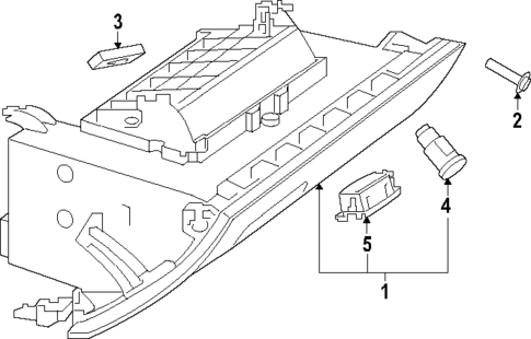 Glove Box for 2024 Mercedes-Benz EQB 350 #0