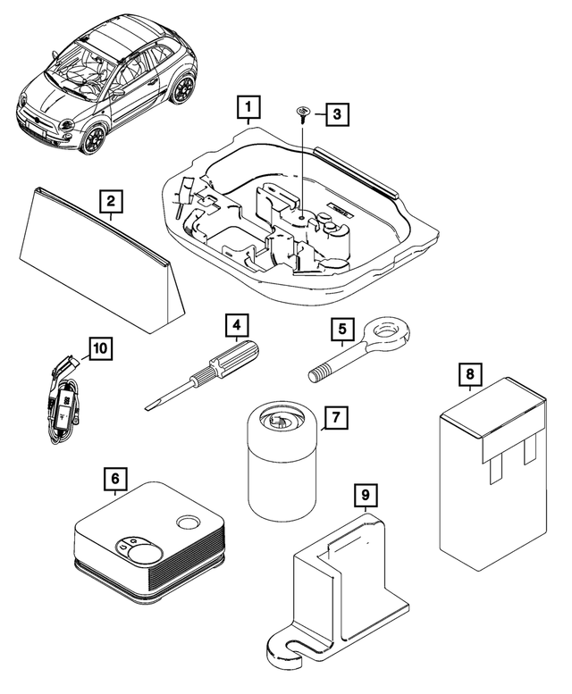 68655967AA - : Tow Hook for Mopar Image