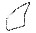 1W4Z5420531AB - Body: Door Weather-strip for Lincoln: LS Image