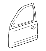 1W4Z5420125AA - Body: Door Shell for Lincoln: LS Image