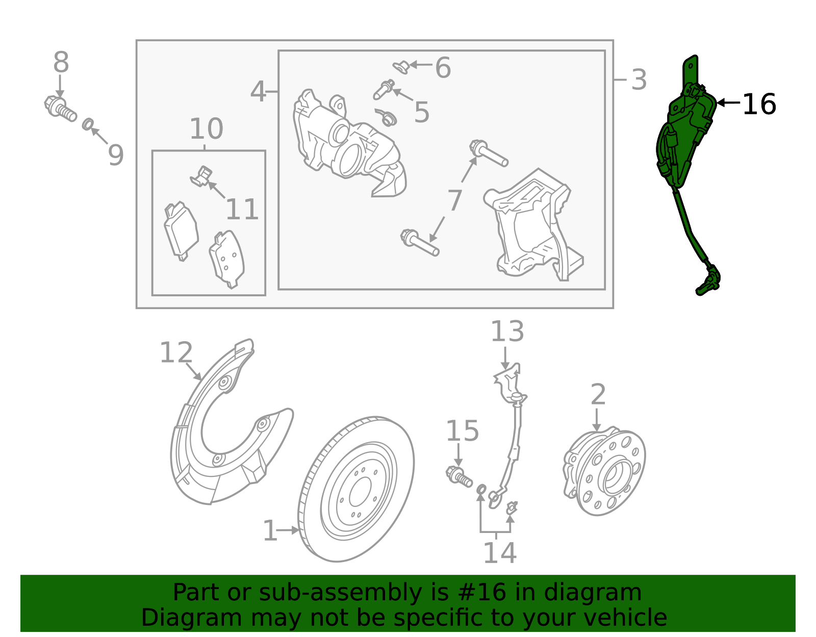 T✨️ 2021-2025 Genesis G80 ABS Sensor 59796-T1000 | World OEM