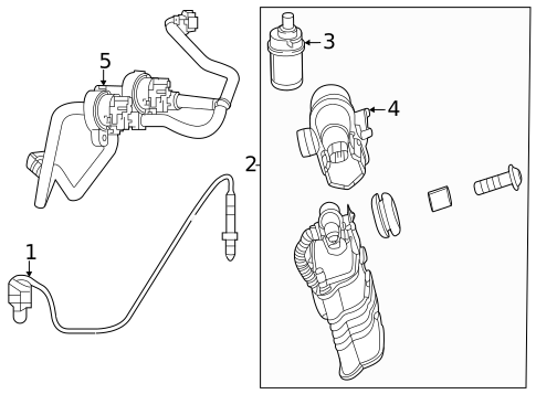 Emission Components for 2020 Mercedes-Benz GLC 63 AMG&reg; #1