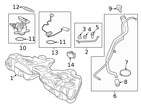 Fuel System Components for 2016 BMW ActiveHybrid 5 #0