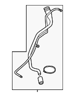 16117255601 - : Filler Pipe for BMW: ActiveHybrid 5 Image