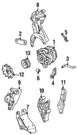 10463401 - Electrical: Alternator for Buick: Skylark | Oldsmobile: Achieva | Pontiac: Grand Am Image image