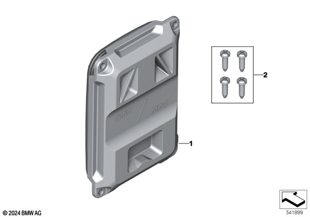 63129899917 - Lights: Control Unit Headlight - Flc min for BMW-Motorrad Image