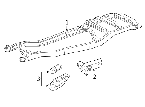 Frame & Components for 2005 Mercury Mountaineer #0