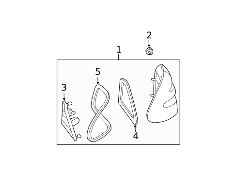 Tail Lamps for 2004 Mercedes-Benz E 55 AMG&reg; #0