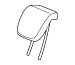 82140T5RA81ZA - : 2018-2020 Honda Fit - Headrest Assembly Rear Side *NH900L* (Deep Black) for Honda: Fit Image