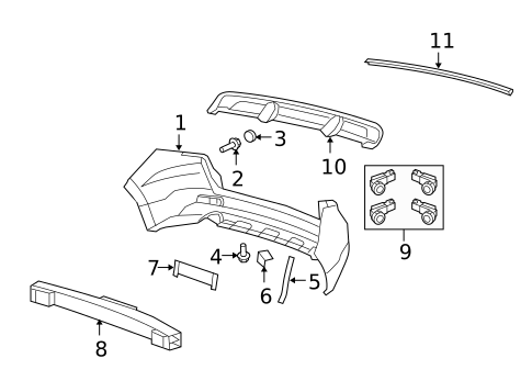 Parking Aid for 2008 Acura RDX #0