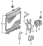 1106102P01 - : Thermostat Housing for Nissan: 200SX, 300ZX, D21, Pathfinder, Pickup Image