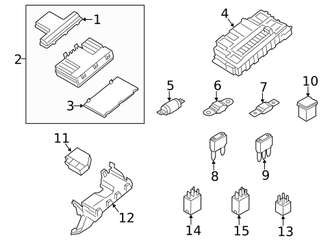 Flasher Units, Fuses, & Circuit Breakers for 2018 Ford Fusion #0