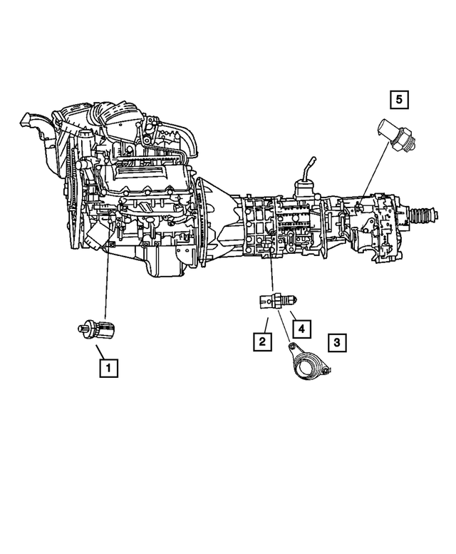 5099770AA - Electrical: Back Up Lamp Switch for Mopar Image
