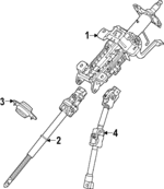 MB3Z3C529G - Steering: 2024 Ford Ranger - Column Assembly for Ford: Ranger Image